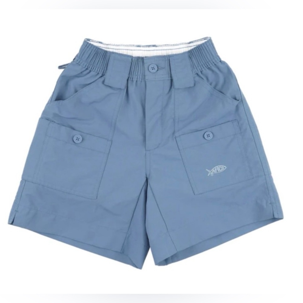 Aftco Boys Youth Original Fishing Short Air Force Blue Size 24